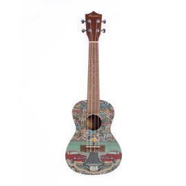 Ukelele Concert Bamboo BU23-RO Route Lover