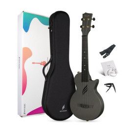 Ukelele Enya Nova-UE/BK Electrificado Negro