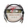 Cable Mini Jack Stereo-2 RCA TCM  TMJS-1 1 Metro