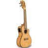Ukelele Concert Lanikai QM-NACEC Quilted Maple Electrificado Natural