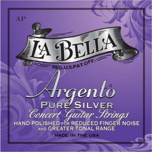 Juego La Bella Argento Pure Silver Hand Polished Medium Clásica AP