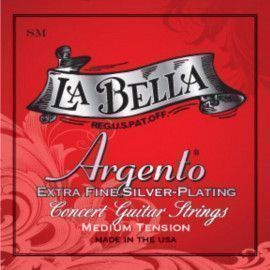 Juego La Bella Argento Silver Plating Medium Clásica SM