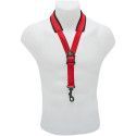 Cordón Saxo BG S-19SH Ancho Al Cuello Rojo