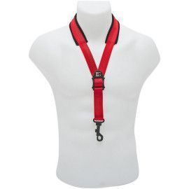 Cordón Saxo BG S-19SH Ancho Al Cuello Rojo
