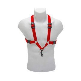 Cordón Saxo BG S-409SH Arnés Hombre Rojo