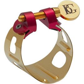 Abrazadera Saxo Soprano BG Dúo Chapada Oro LDS-1