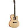Guitarra Acústica Veelah V1-OMCE Cutaway Electrificada