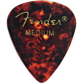 Pack 12 Púas Fender 198-0351-800 Tortoise Shell Medium