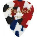 Pack 12 Púas Fender 198-0351-750 Confetti Thin