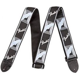 Correa Fender 099-0681-543 Monogrammed Negra/Gris Claro/Gris Oscuro 2"