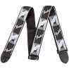 Correa Fender 099-0681-543 Monogrammed Negra/Gris Claro/Gris Oscuro 2"