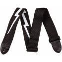 Correa Fender 099-0613-106 Lightning Bolt Nylon Negra 2"