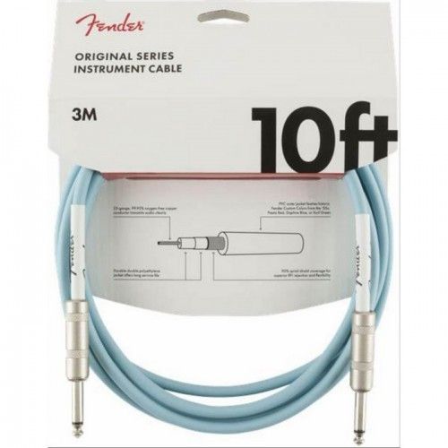 Cable Jack Fender 099-0510-003 Original Series Azul 3m