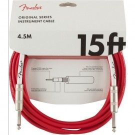 Cable Jack Fender 099-0515-010 Original Series Rojo 4,5m