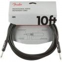 Cable Jack Fender 099-0820-024 Professional Series Negro 3m