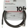 Cable Jack Recto-Acodado Fender 099-0820-025 Professional Negro 3m
