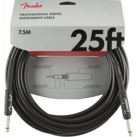 Cable Jack Fender 099-0820-016 Professional Series Negro 7,5m