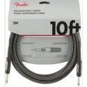 Cable Jack Fender 099-0820-062 Professional Series Tweed Gris 3m