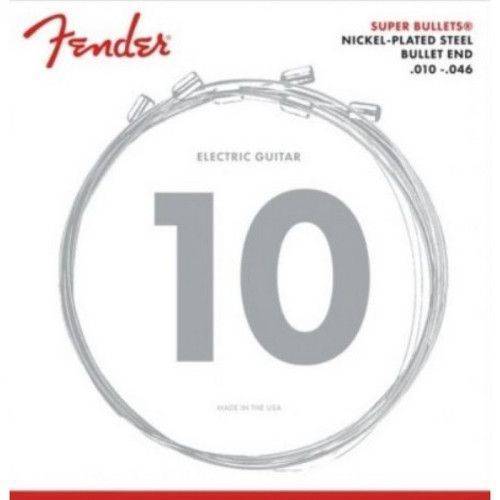 Juego Eléctrica Fender 3250-R Super Bullets 010-046