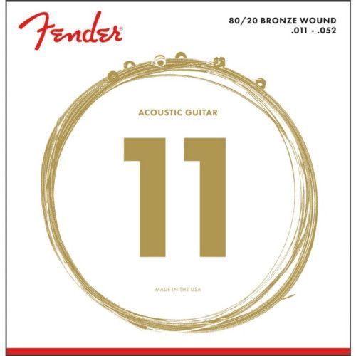 Juego Fender Acústica 80/20 Bronze 70-CL (011-052)