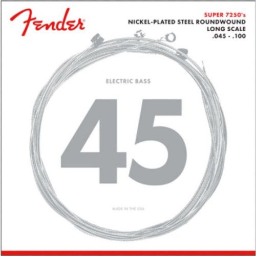 Juego Cuerdas Bajo Eléctrico Fender 7250-ML Super NPS 45-100