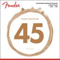 Juego Bajo Acústico Fender 8060 Phosphor Bronze 45-100