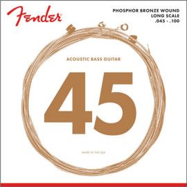 Juego Bajo Acústico Fender 8060 Phosphor Bronze 45-100