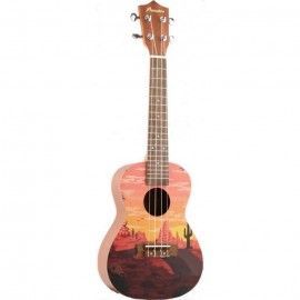 Ukelele Concert Bamboo BU23-R66 Sunset