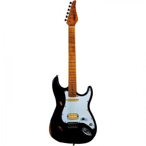 Guitarra Eléctrica Jet JS800-RELIC-BK Negro Relic