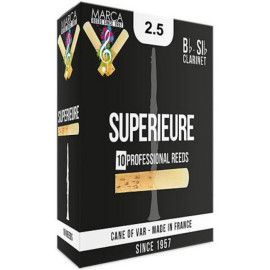 Caja 10 Cañas Clarinete Marca Superieure 2½