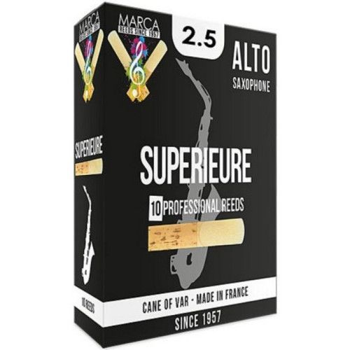 Caja 10 Cañas Saxo Alto Marca Superieure 2½