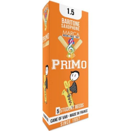 Caja 5 Cañas Saxo Barítono Marca Primo 1½