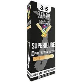 Caja 5 Cañas Saxo Tenor Marca Superieure 3½