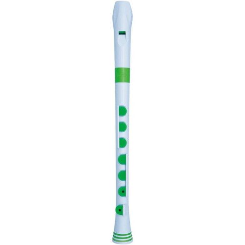 Flauta Nuvo Recorder+ Digitación Alemana N-320RDBWGRG Blanca/Verde