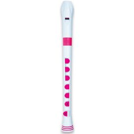 Flauta Nuvo Recorder+ Digitación Alemana N-320RDBWPKG Blanca/Rosa