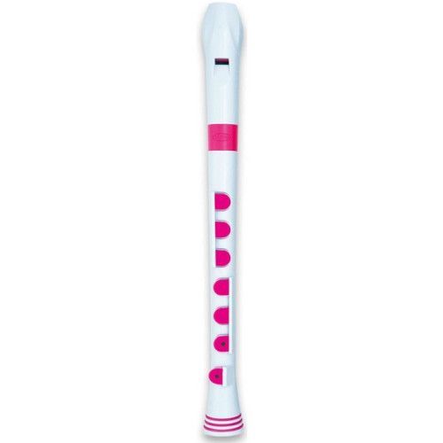Flauta Nuvo Recorder+ Digitación Alemana N-320RDBWPKG Blanca/Rosa
