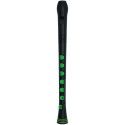 Flauta Nuvo Recorder+ Digitación Alemana N-320RDBBGRG Negra/Verde