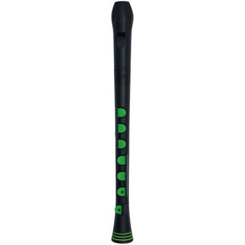 Flauta Nuvo Recorder+ Digitación Alemana N-320RDBBGRG Negra/Verde