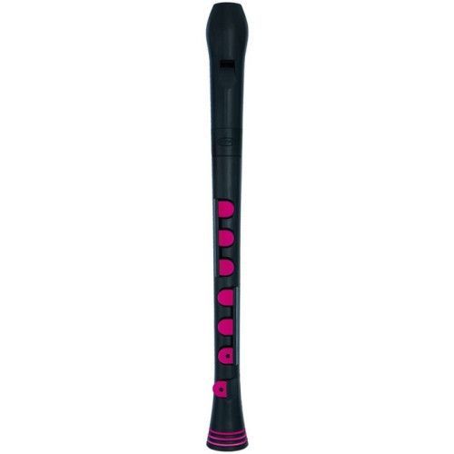 Flauta Nuvo Recorder+ Digitación Alemana N-320RDBBPKG Negra/Rosa