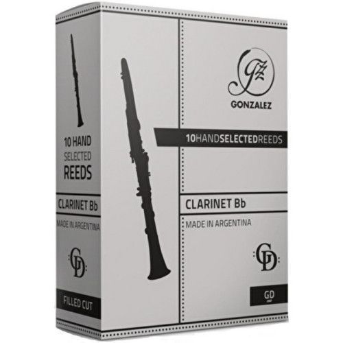 Caja 10 Cañas Clarinete Gonzalez GD 3¾