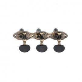 Clavijero Luthier Clásica JC405AB-A2B Brass Palomilla Negra