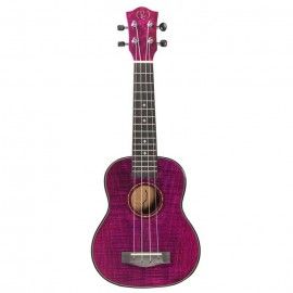 Ukelele Soprano Bones SP630S-PU Arce Purpura Brillo
