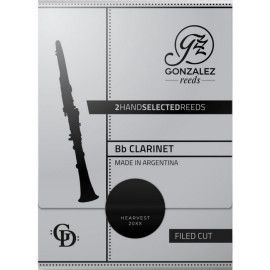 Caja 2 Cañas Clarinete Gonzalez GD Duo 2½