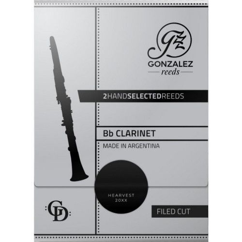 Caja 2 Cañas Clarinete Gonzalez GD Duo 3¼