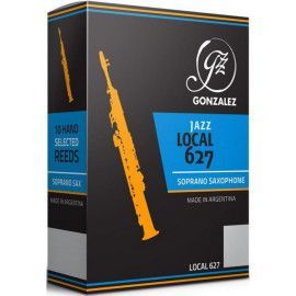 Caja 10 Cañas Saxo Soprano Gonzalez Local 627 Jazz 1½