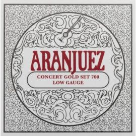 Juego Cuerdas Guitarra Clasica Aranjuez Concert Gold 700
