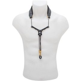 Cordón Saxo BG S-20YBMSH Cuero Zen Al Cuello Negro