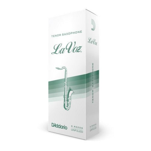 Caja 5 Cañas Saxo Tenor La Voz by D'Addario Med/Blanda