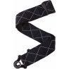Correa D'Addario 50BAL02 Auto Lock Diamonds Acolchada Negra
