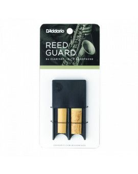 Guardacañas Saxo Tenor/Barítono D'Addario 4 cañas Negro